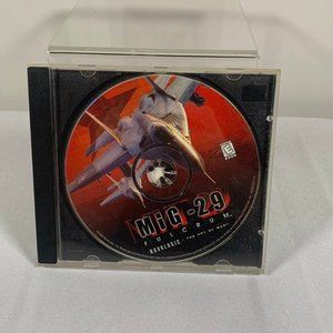 MIG-29 Fulcrum Air Combat Simulation PC Game Windows 95 98 Rare
